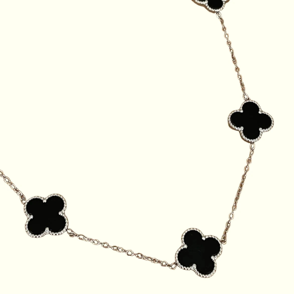 Γυναικείο Ατσάλινο Κολιέ - Klimt Five Black Necklace (χρυσό, ασημί)