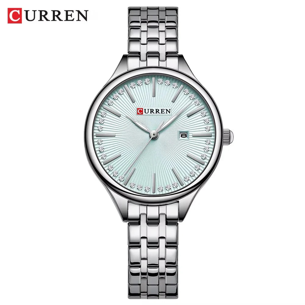 Γυναικείο Ρολόι - Curren C9099 L Silver Mint