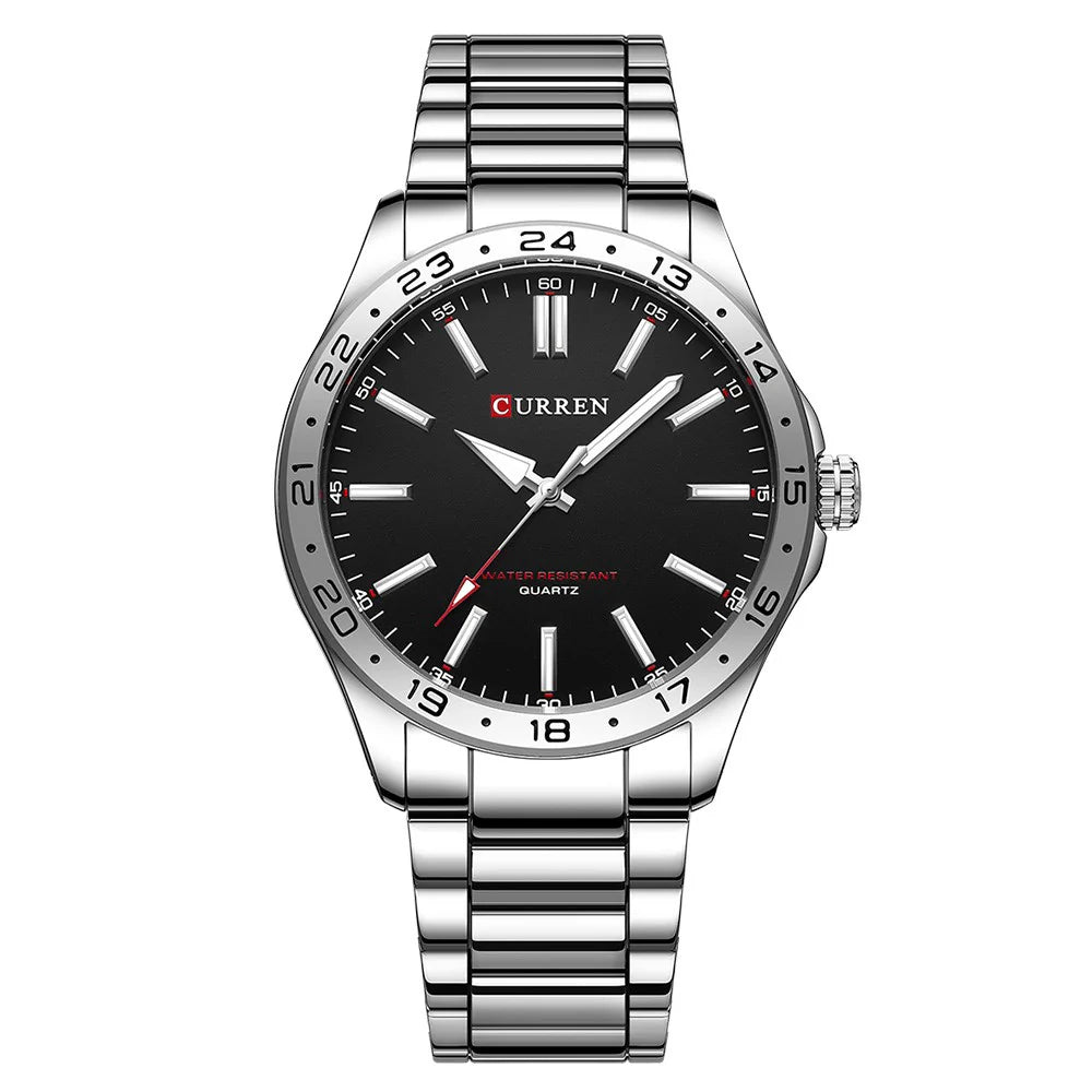 Unisex Ρολόι - Curren M8452 Silver Black