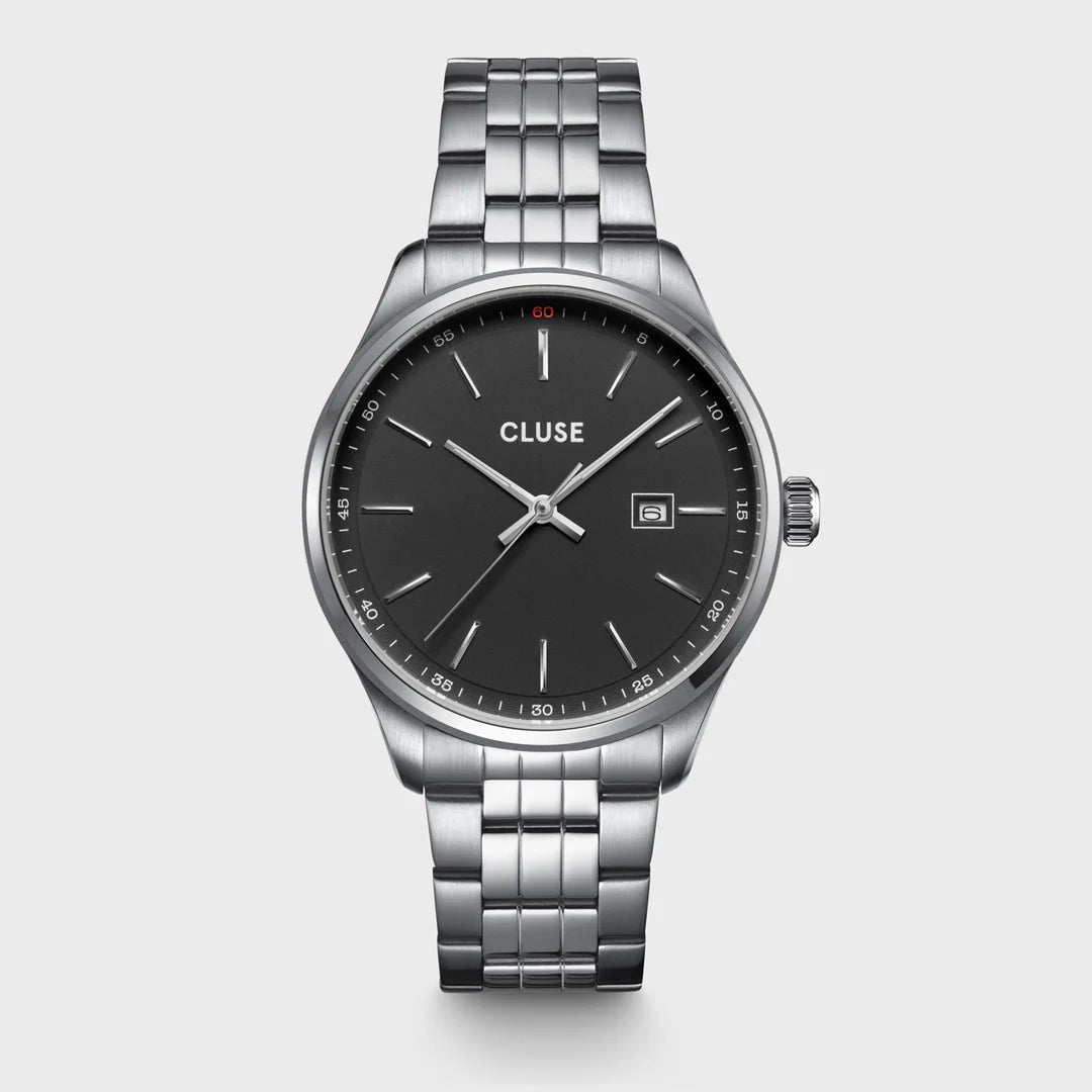 Ανδρικό Ρολόι Cluse - Anthéor Watch Steel Black Silver