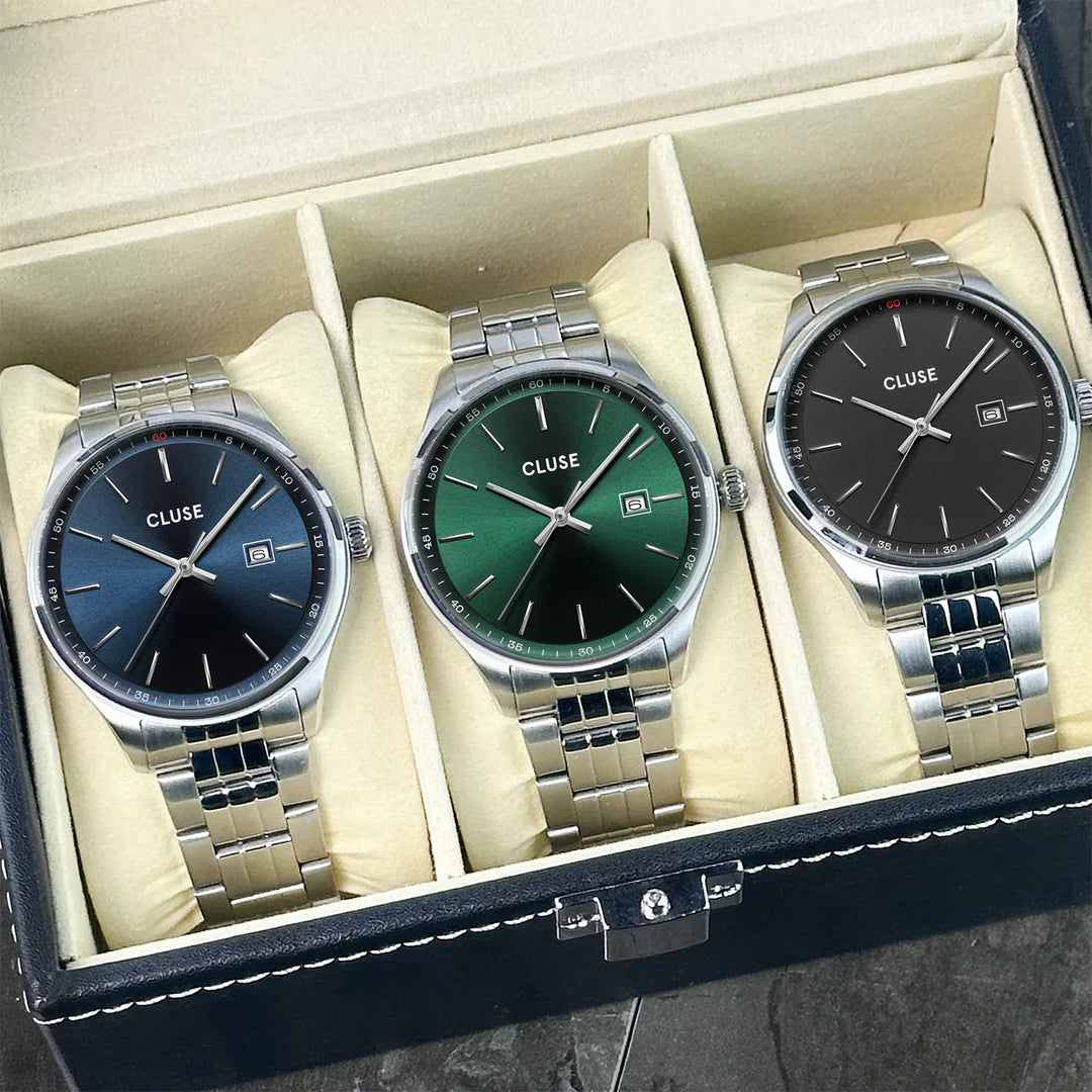 Ανδρικό Ρολόι Cluse - Anthéor Watch Steel Black Silver