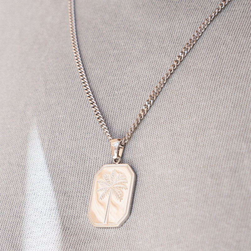 Ατσάλινο Unisex Κολιέ Με Φοίνικα - Finix Necklace (χρυσό, ασημί)