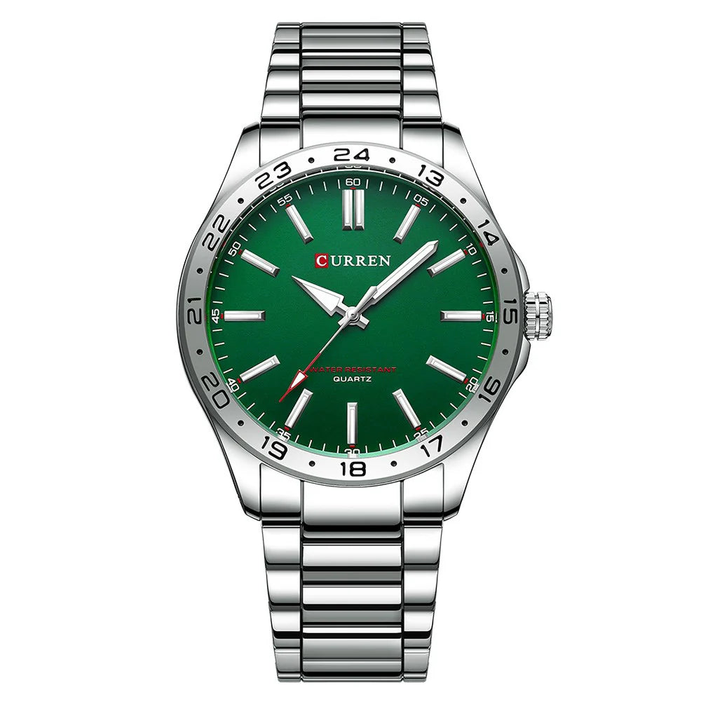 Unisex Ρολόι - Curren M8452 Silver Green