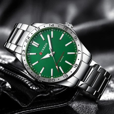 Unisex Ρολόι - Curren M8452 Silver Green