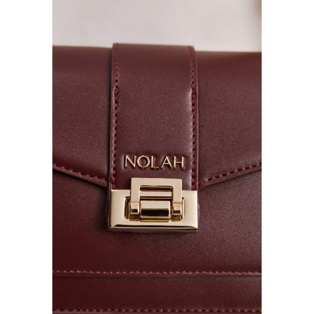ΓΥΝΑΙΚΕΙΑ ΤΣΑΝΤΑ NOLAH - DANNY BURGUNDY LIGHT GOLD