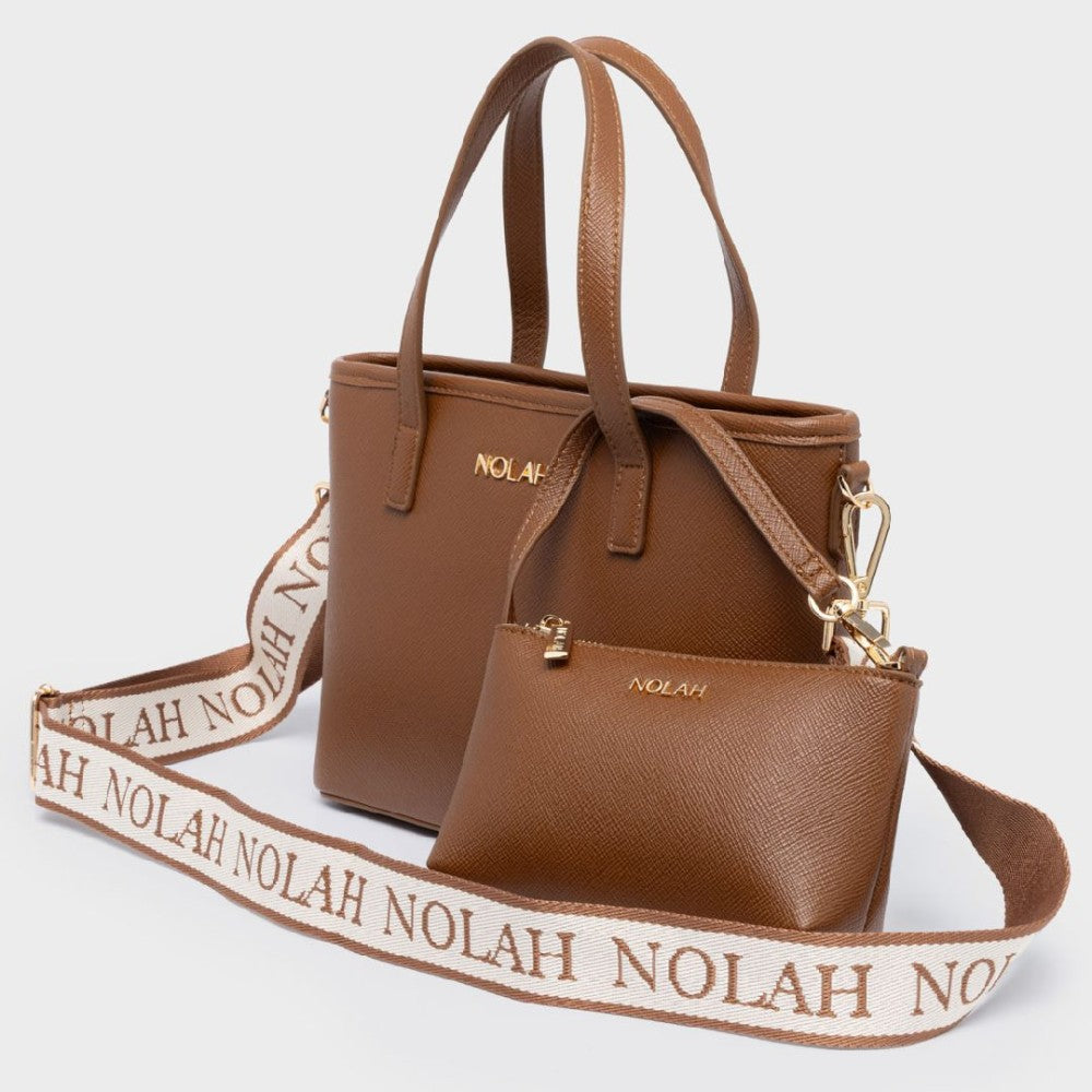 ΓΥΝΑΙΚΕΙΑ ΤΣΑΝΤΑ NOLAH - ROMA BROWN LIGHT GOLD