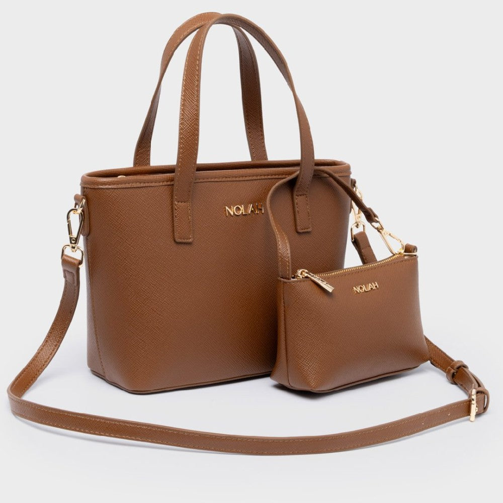 ΓΥΝΑΙΚΕΙΑ ΤΣΑΝΤΑ NOLAH - ROMA BROWN LIGHT GOLD