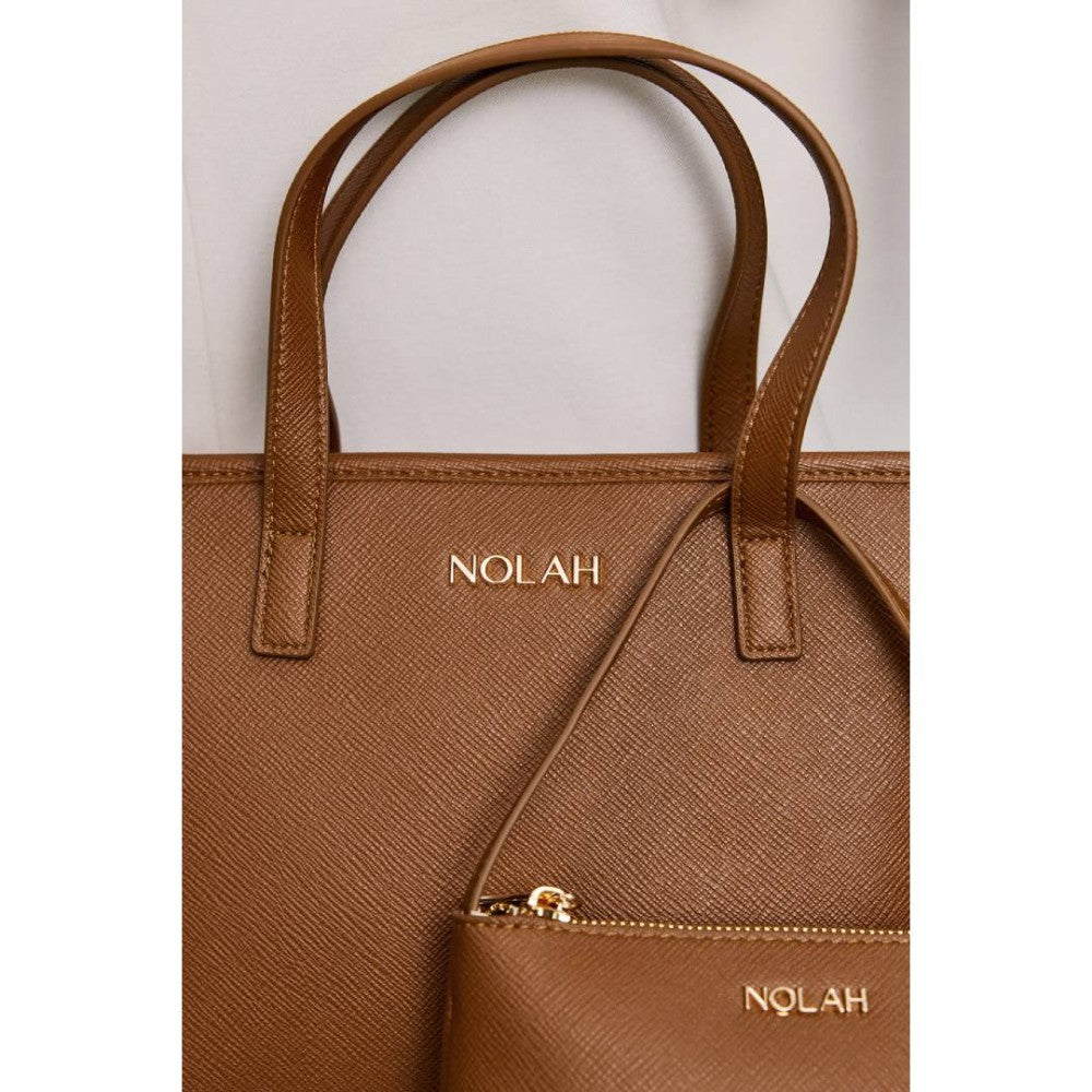 ΓΥΝΑΙΚΕΙΑ ΤΣΑΝΤΑ NOLAH - ROMA BROWN LIGHT GOLD