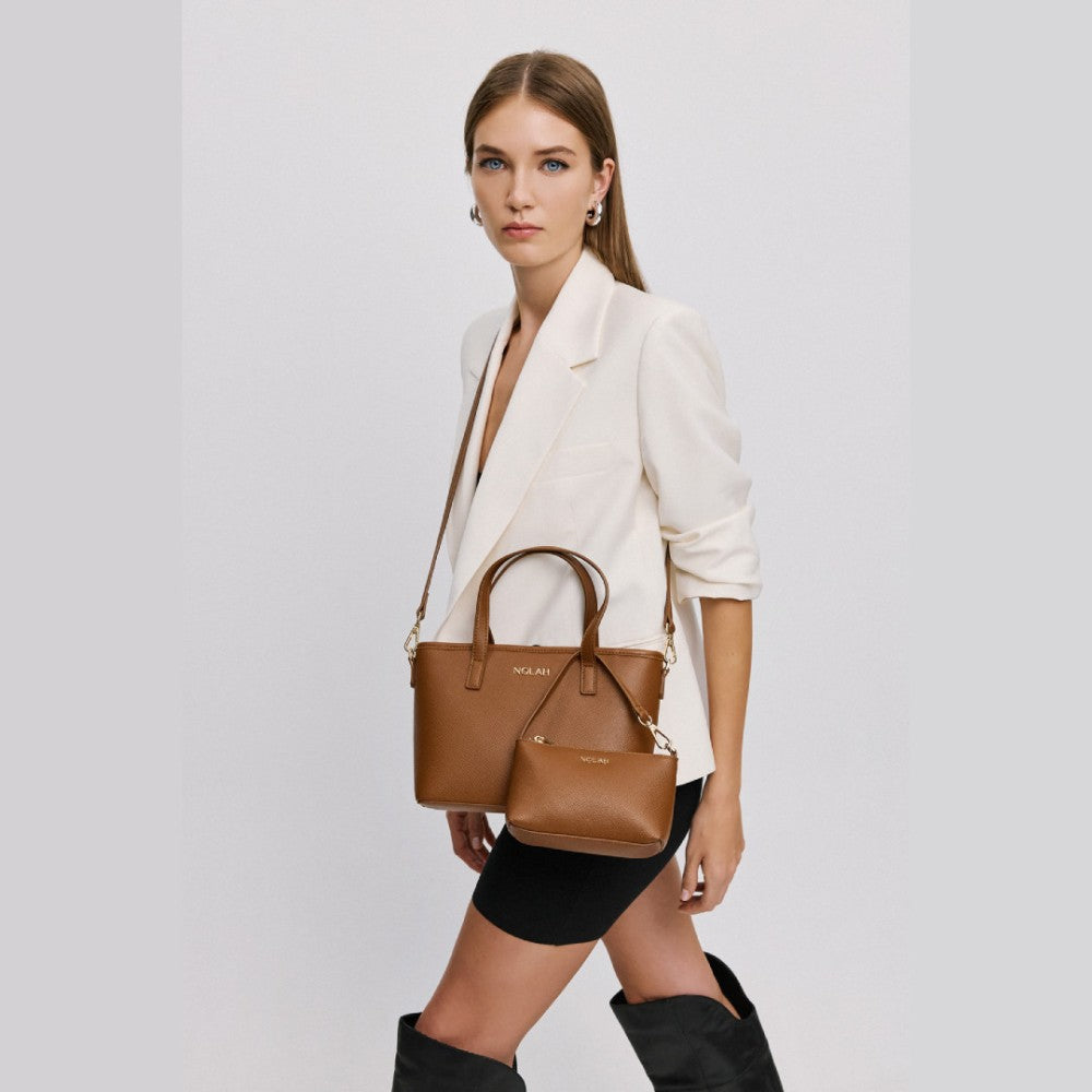 ΓΥΝΑΙΚΕΙΑ ΤΣΑΝΤΑ NOLAH - ROMA BROWN LIGHT GOLD