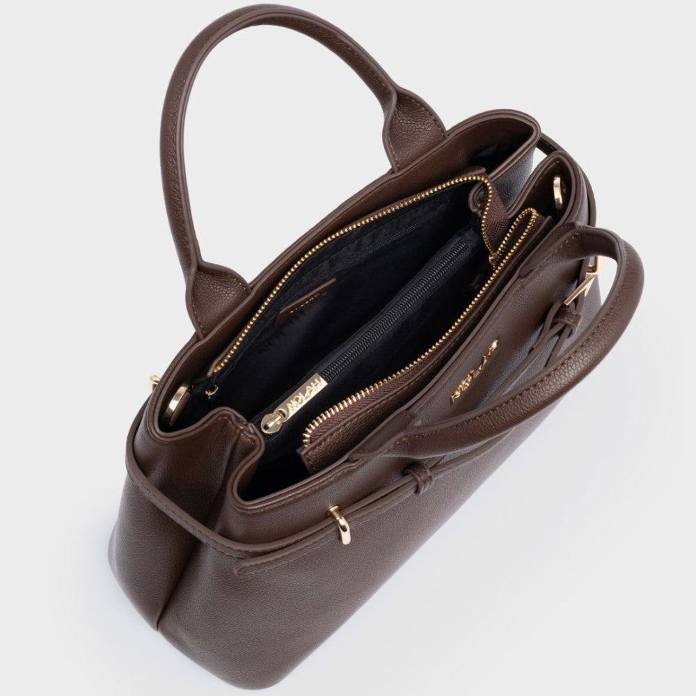 ΓΥΝΑΙΚΕΙΑ ΤΣΑΝΤΑ NOLAH - VELINIA CHOCOLATE BROWN