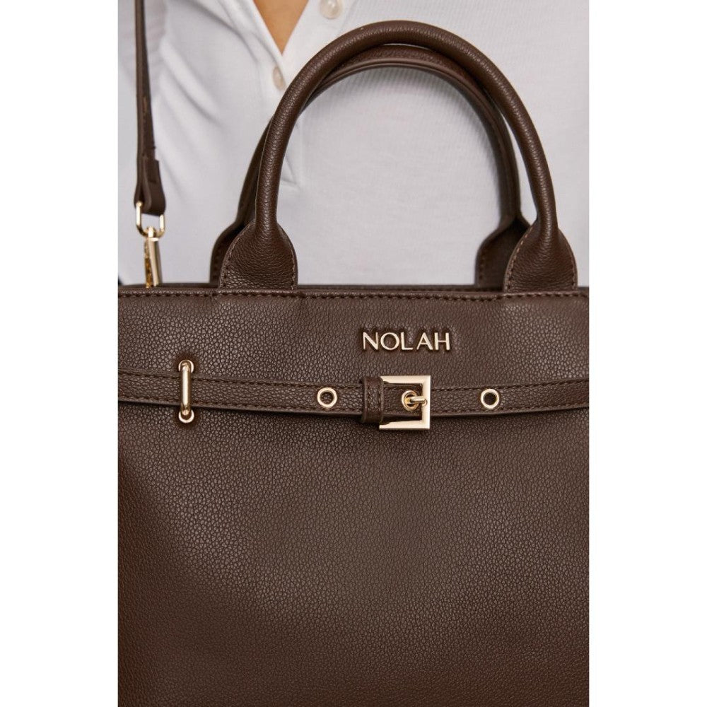 ΓΥΝΑΙΚΕΙΑ ΤΣΑΝΤΑ NOLAH - VELINIA CHOCOLATE BROWN