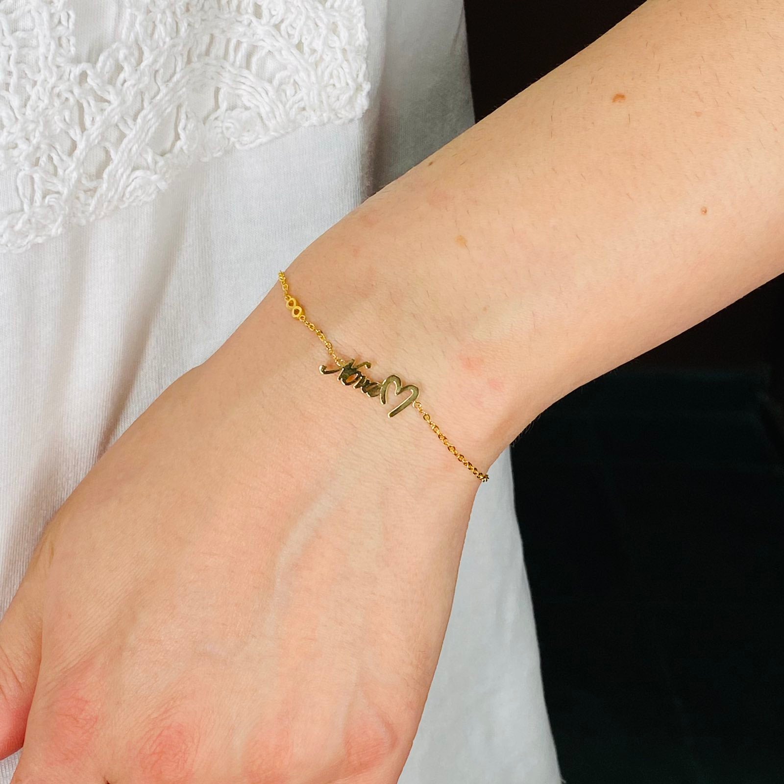 Ατσάλινο Βραχιόλι - Hearty Nona Bracelet (χρυσό, ασημί)