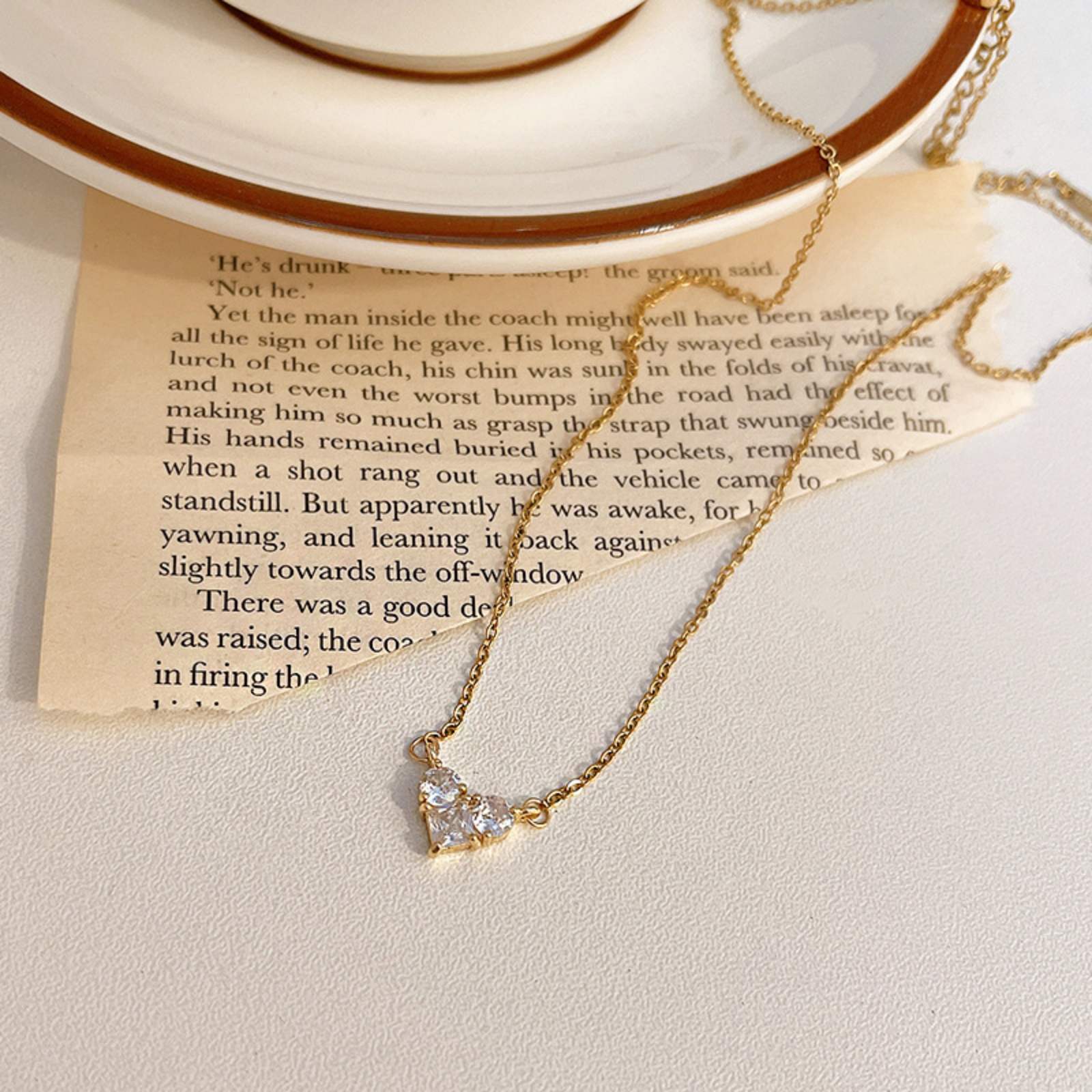 Ατσάλινο Κολιέ Με Καρδιά - Ardara Necklace (χρυσό, ασημί)