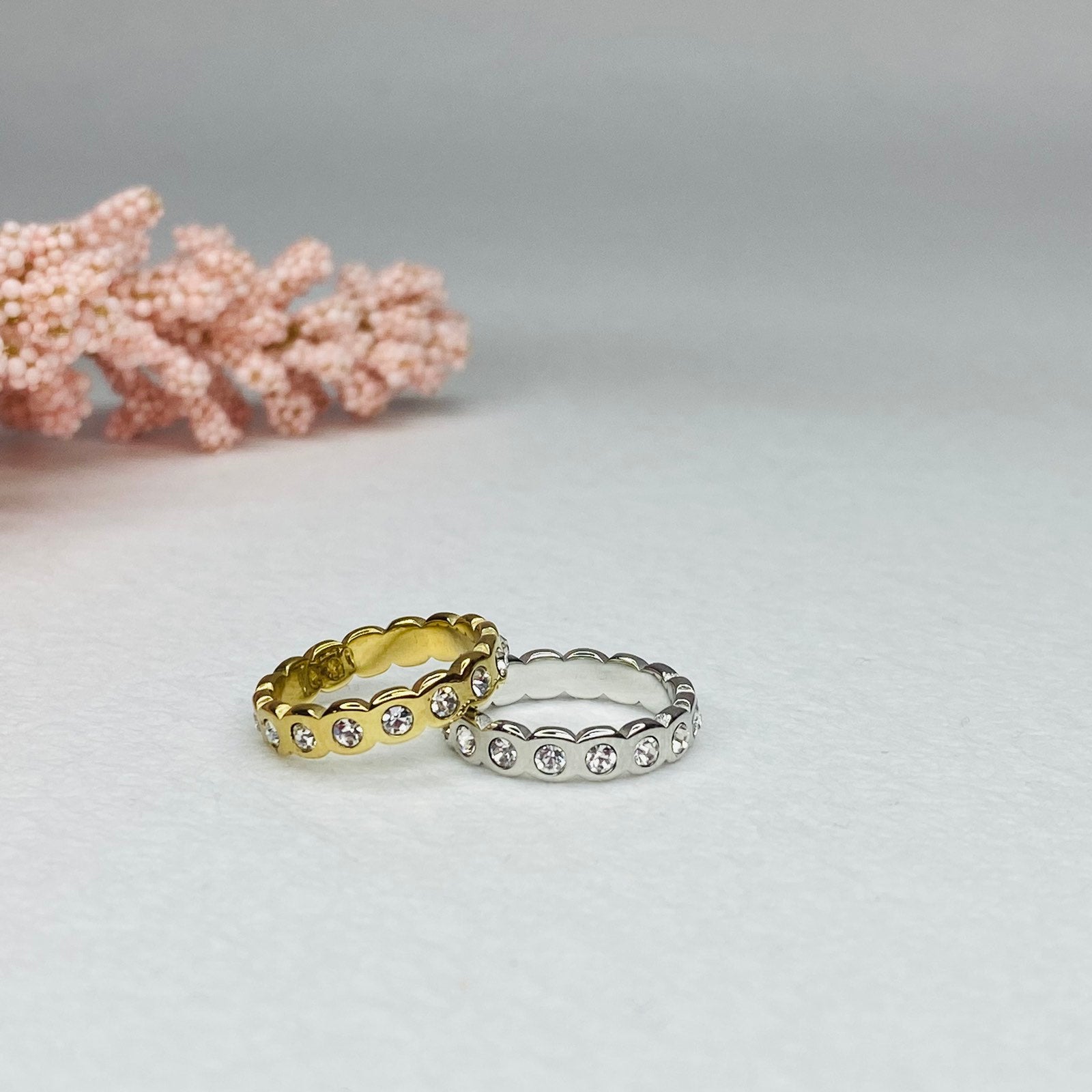 Ατσάλινο Σεβαλιέ Δαχτυλίδι - Chala Ring(χρυσό, ασημί)