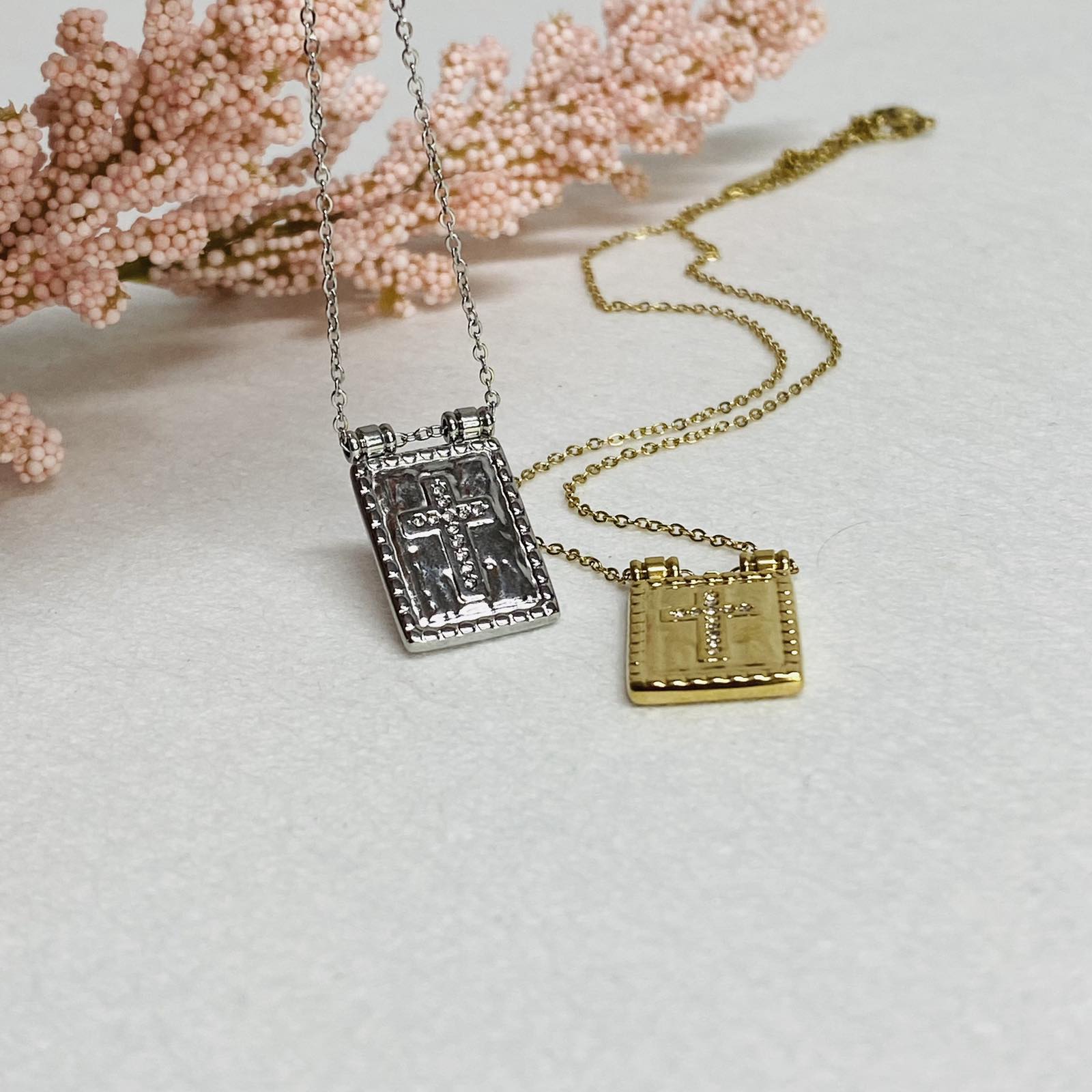 Ατσάλινο Κολιέ Κωνσταντινάτο - Toro Necklace (χρυσό, ασημί)