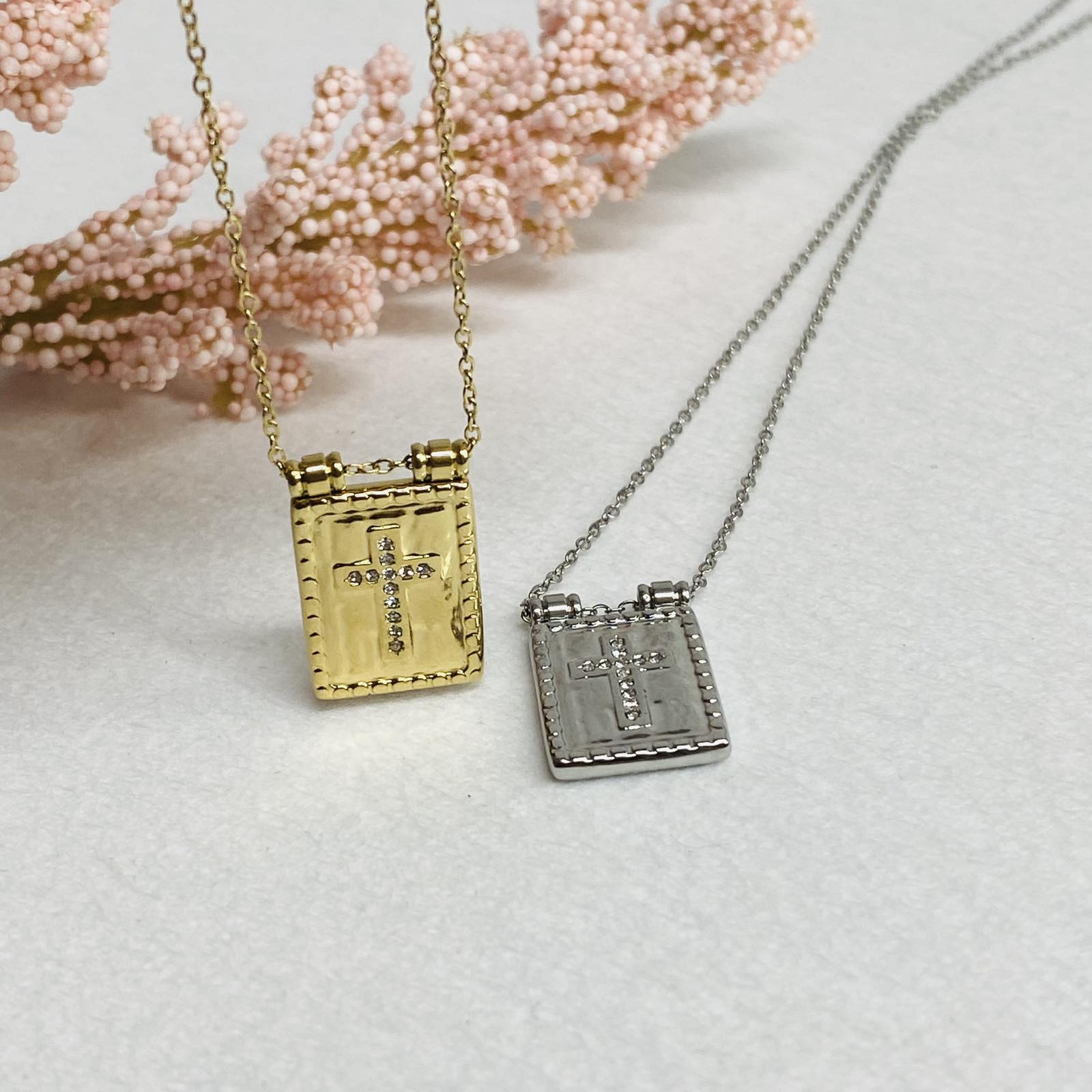Ατσάλινο Κολιέ Κωνσταντινάτο - Toro Necklace (χρυσό, ασημί)