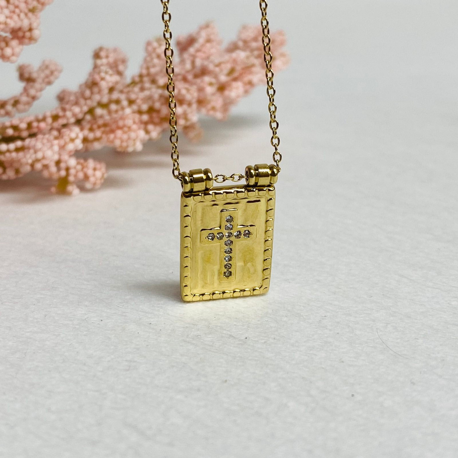 Ατσάλινο Κολιέ Κωνσταντινάτο - Toro Necklace (χρυσό, ασημί)