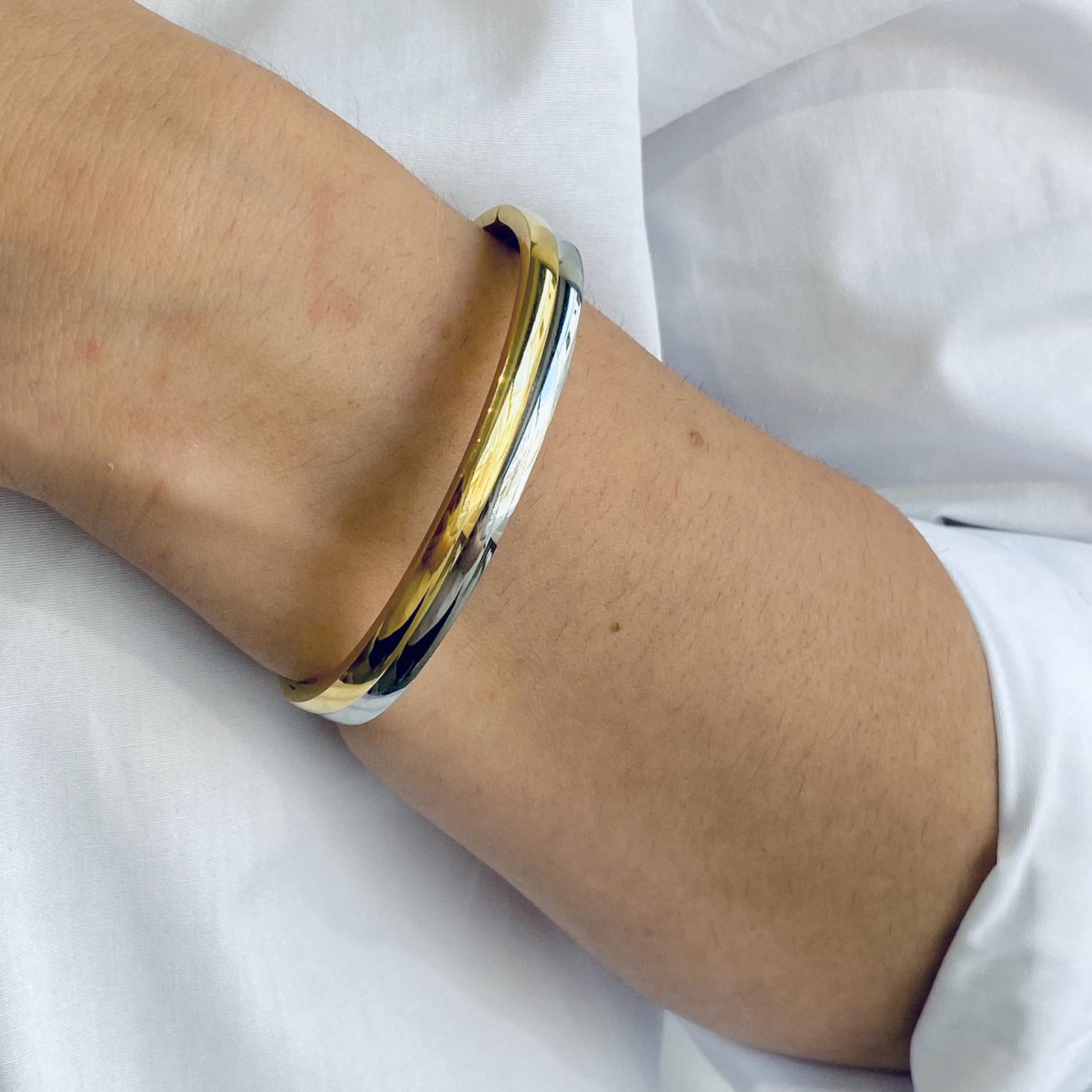 Ατσάλινο Βραχιόλι - Coll Bracelet (χρυσό, ασημί)