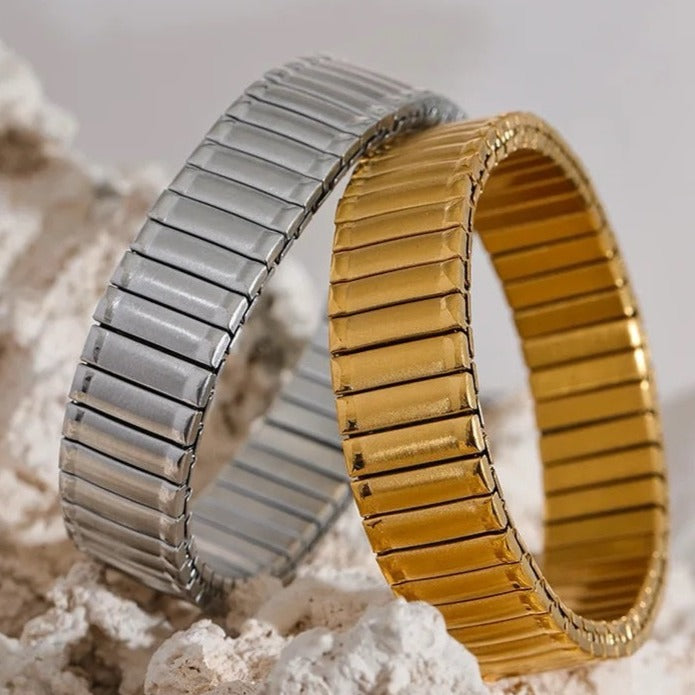 Ατσάλινο Γυναικείο Βραχιόλι - Cally Bracelet(χρυσό, ασημί)