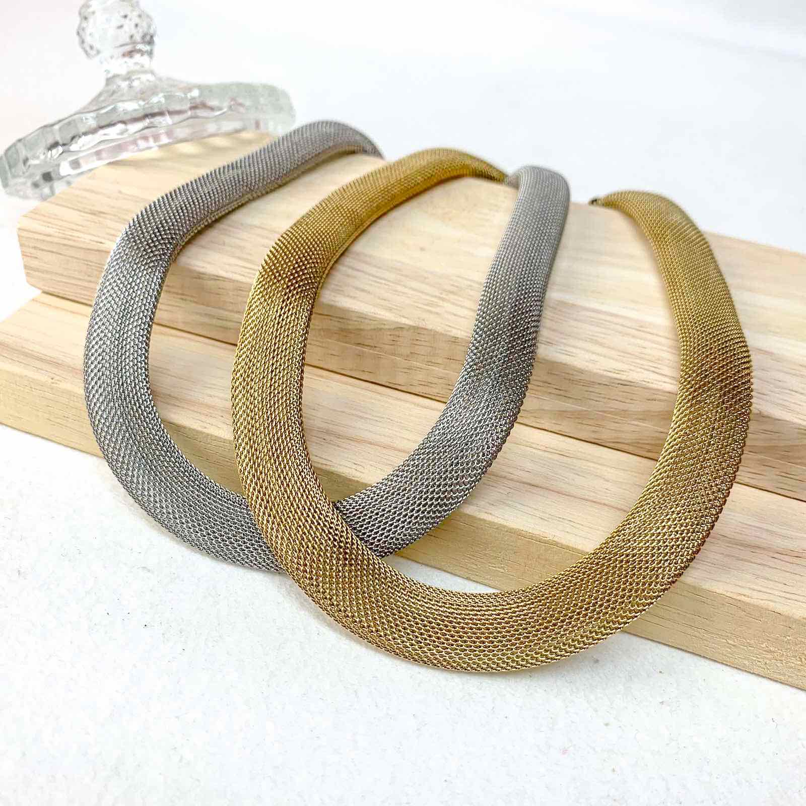 Γυναικείο Ατσάλινο Κολιέ - Tawi Necklace (χρυσό, ασημί)