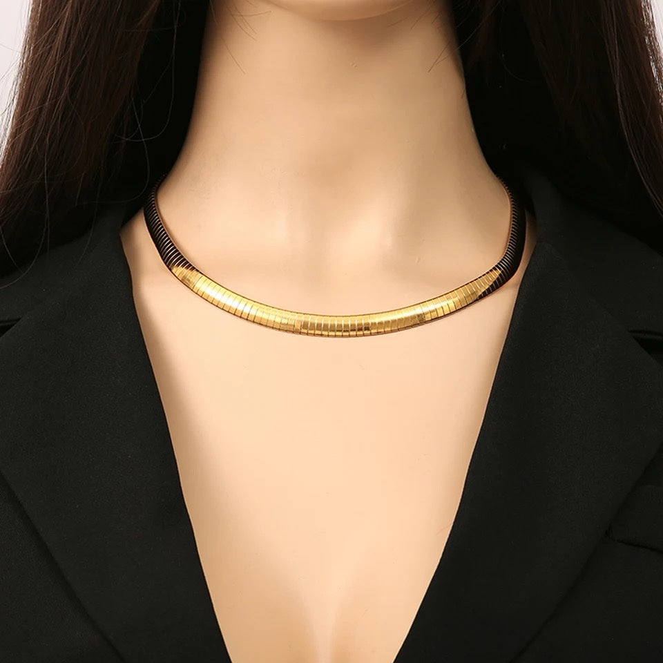 Γυναικείο Κολιέ Τσόκερ - Witel Medium Chocker (χρυσό, ασημί)
