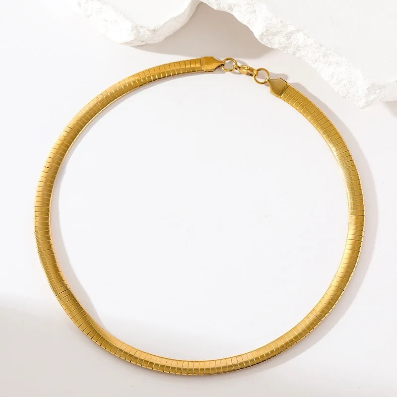 Γυναικείο Κολιέ Τσόκερ - Witel Medium Chocker (χρυσό, ασημί)