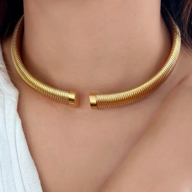 Γυναικείο Κολιέ Τσόκερ - Kyra Chocker( χρυσό, ασημί)
