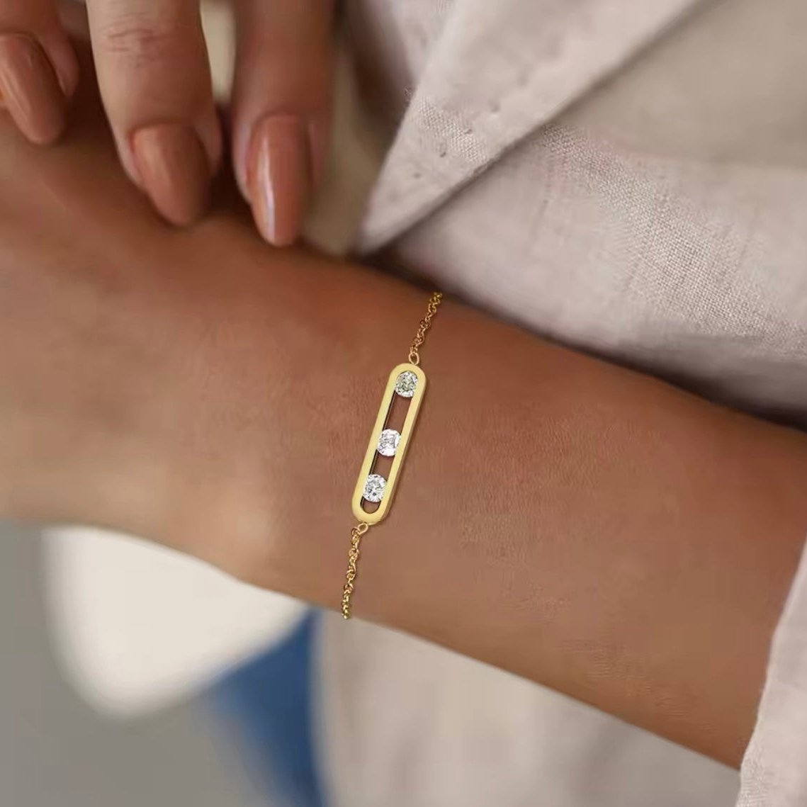 Ατσάλινο Γυναικείο Βραχιόλι - Garry Bracelet(και χρώματα)