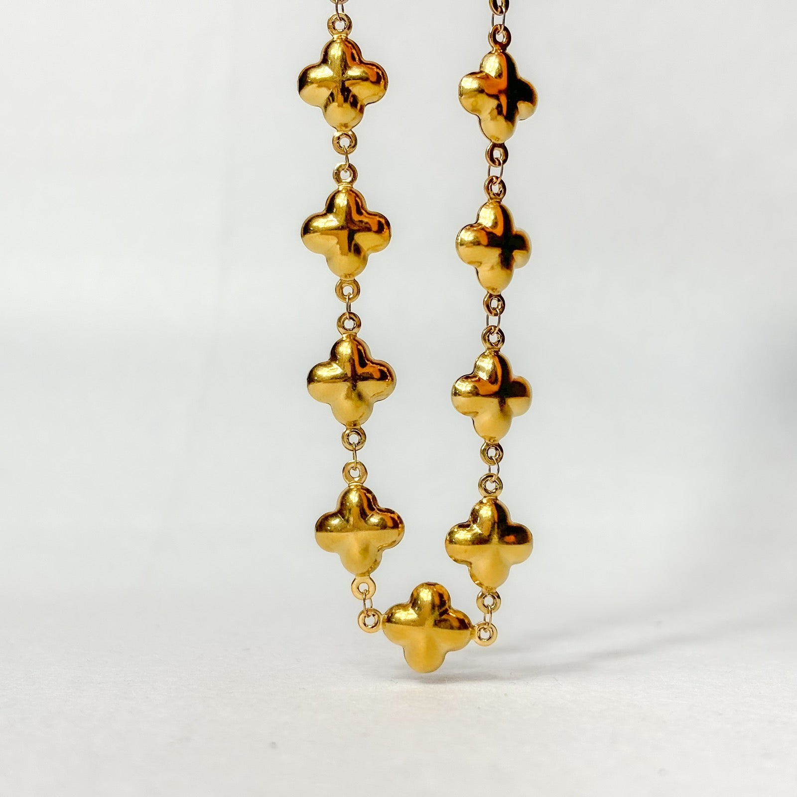 Γυναικείο Ατσάλινο Κολιέ Με Σταυρό - Cramp NECKLACE (χρυσό, ασημί)