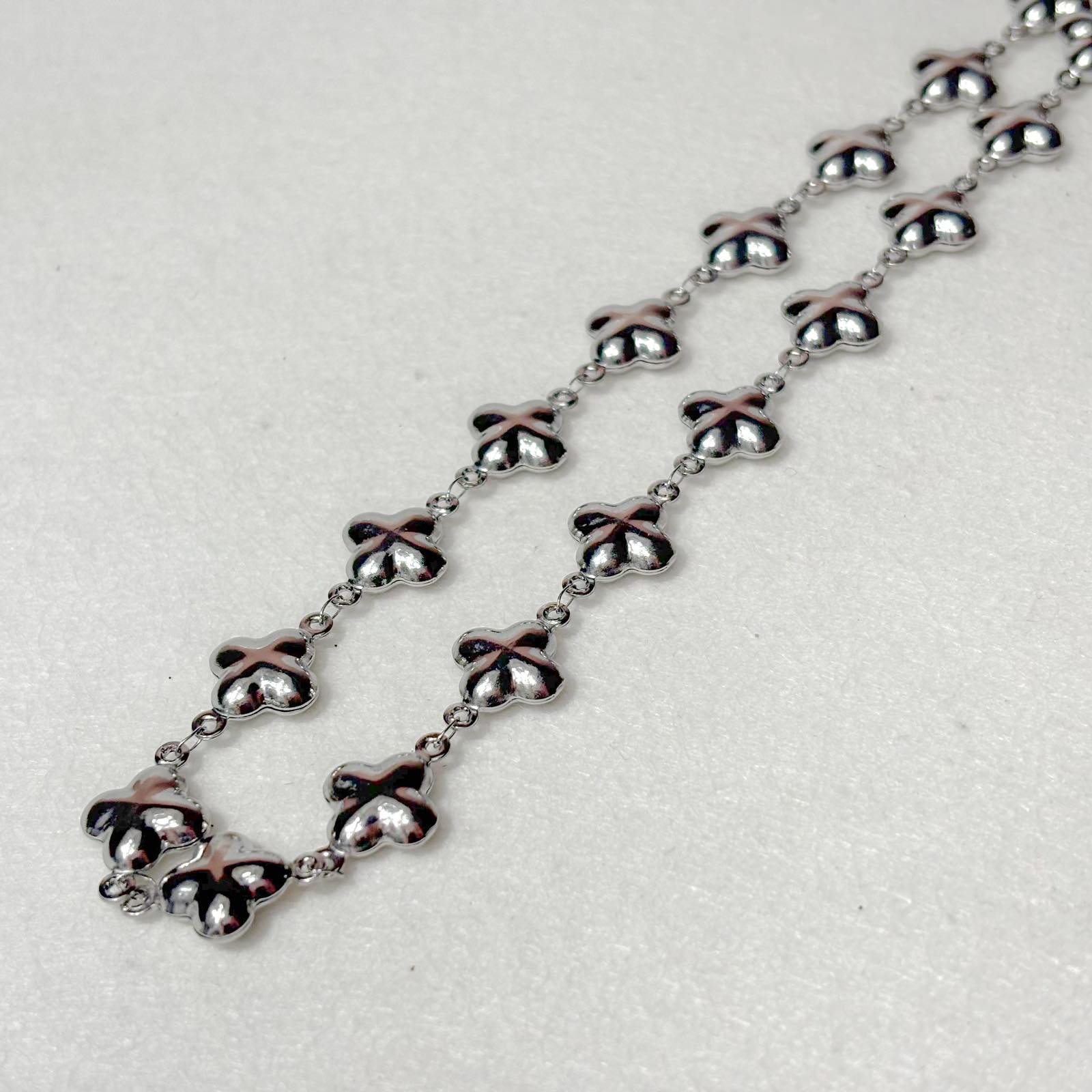 Γυναικείο Ατσάλινο Κολιέ Με Σταυρό - Cramp NECKLACE (χρυσό, ασημί)