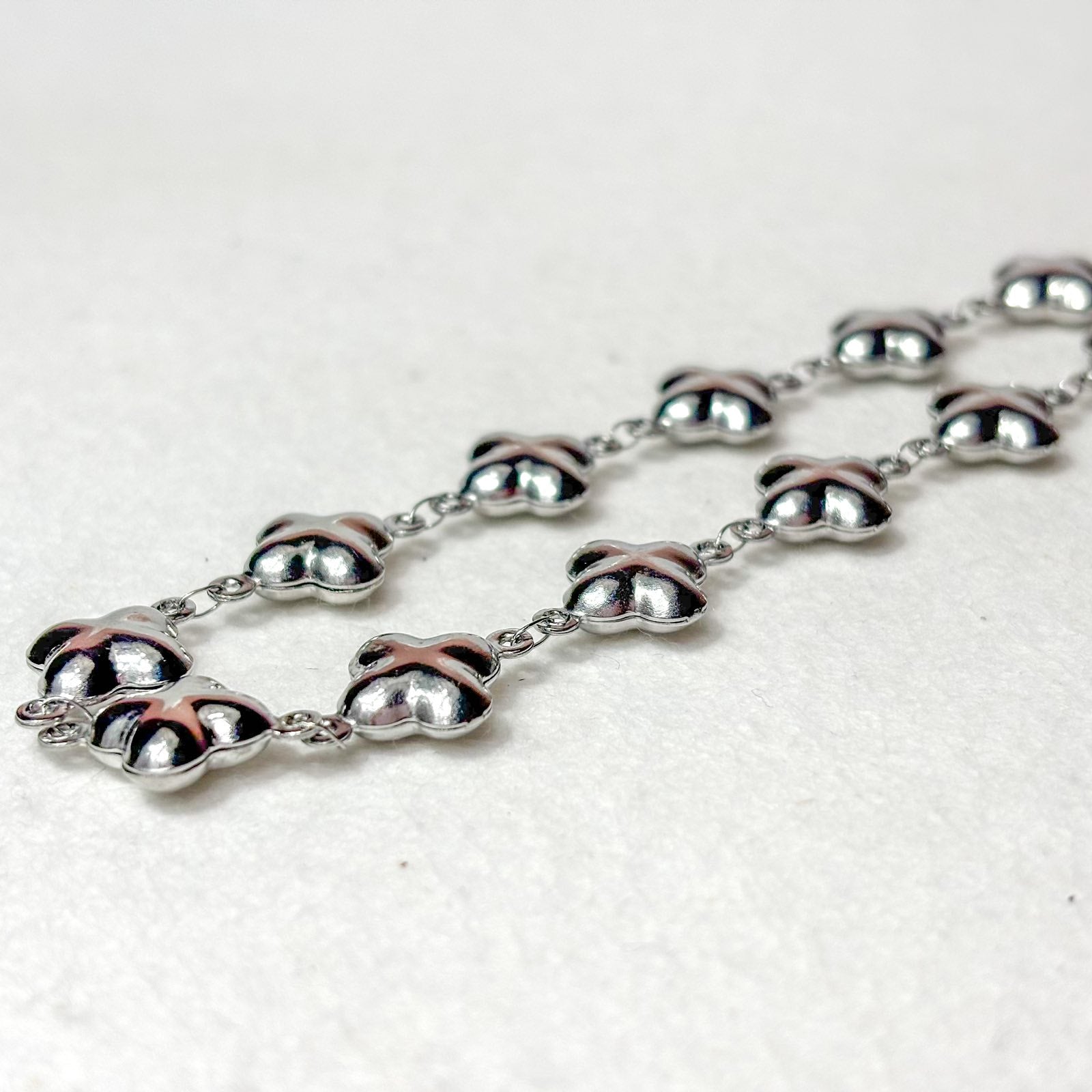 Γυναικείο Ατσάλινο Κολιέ Με Σταυρό - Cramp NECKLACE (χρυσό, ασημί)