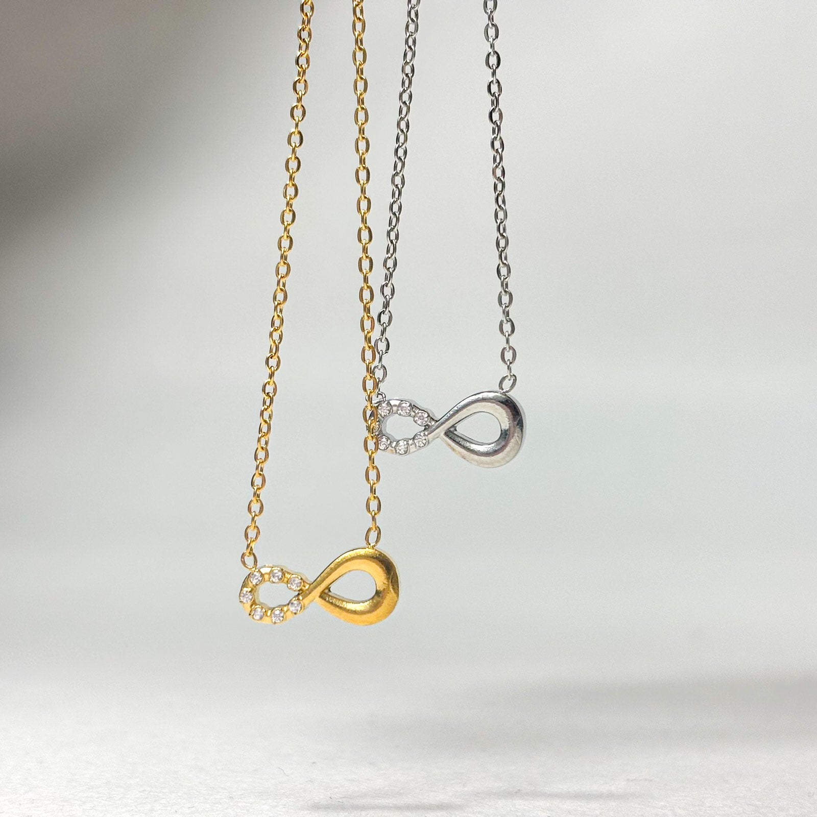 Γυναικείο Ατσάλινο Κολιέ Με Άπειρο - MUgl Necklace ( χρυσό, ασημί)
