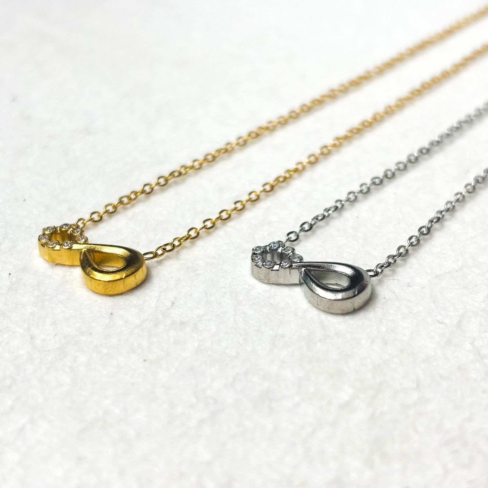 Γυναικείο Ατσάλινο Κολιέ Με Άπειρο - MUgl Necklace ( χρυσό, ασημί)