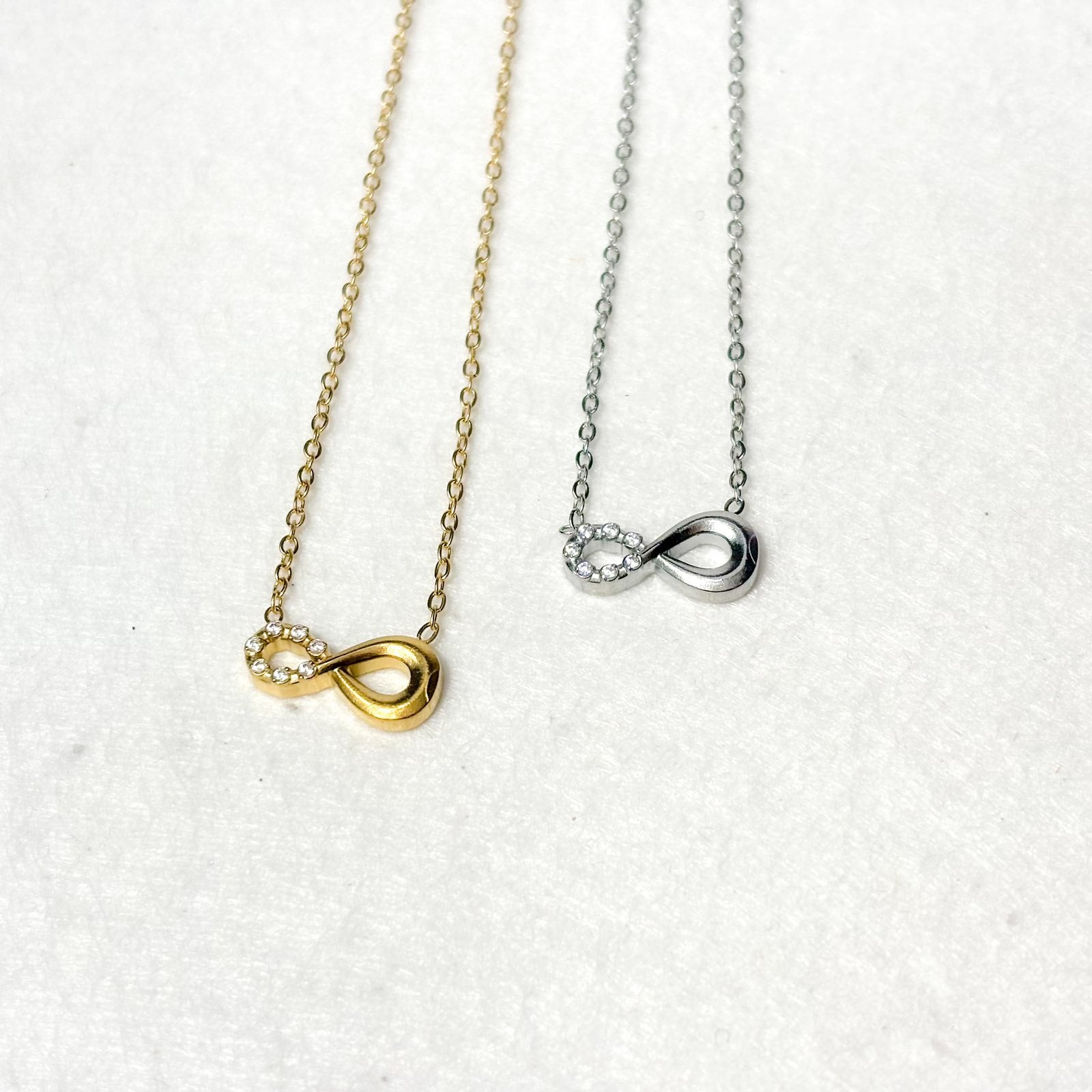 Γυναικείο Ατσάλινο Κολιέ Με Άπειρο - MUgl Necklace ( χρυσό, ασημί)