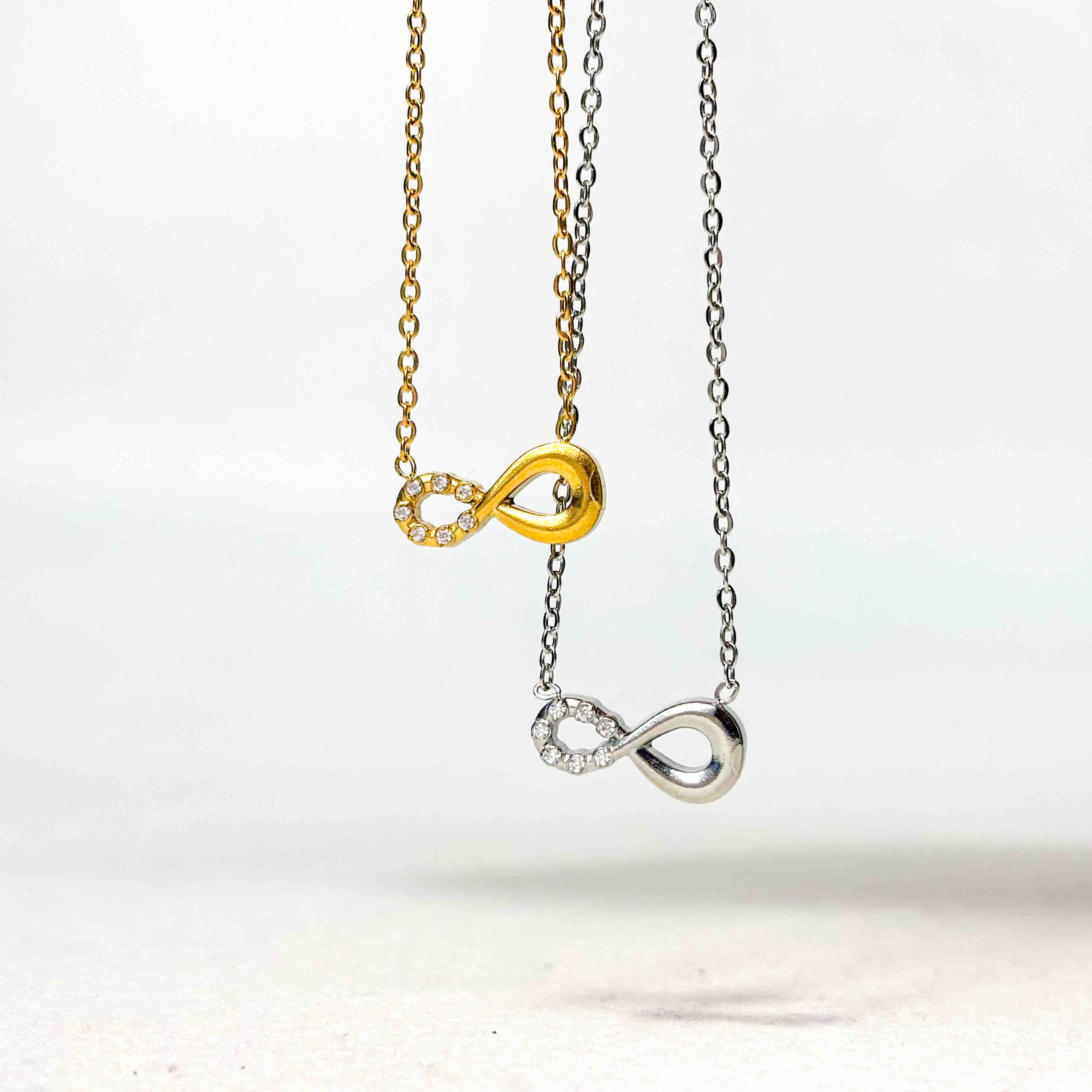 Γυναικείο Ατσάλινο Κολιέ Με Άπειρο - MUgl Necklace ( χρυσό, ασημί)