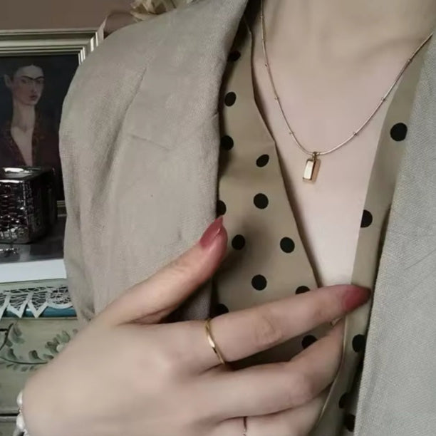 Γυναικείο Ατσάλινο Κολιέ - Moguer Necklace ( χρυσό, ασημί)