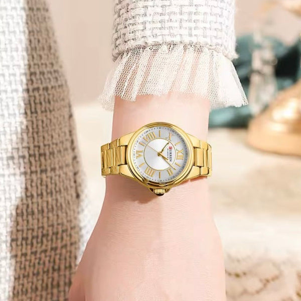 Γυναικείο Ρολόι - Curren C9091L GOLD WHITE