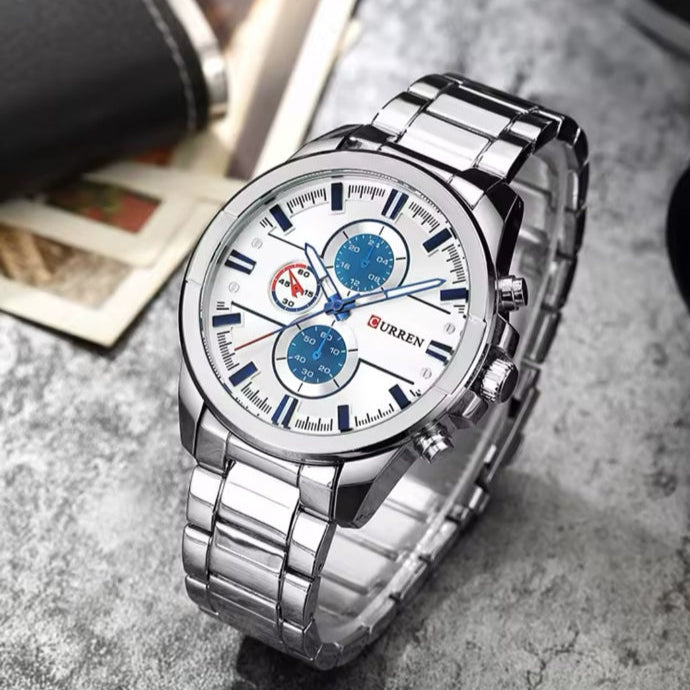 Unisex Ρολόι - CURREN M8274 SILVER WHITE