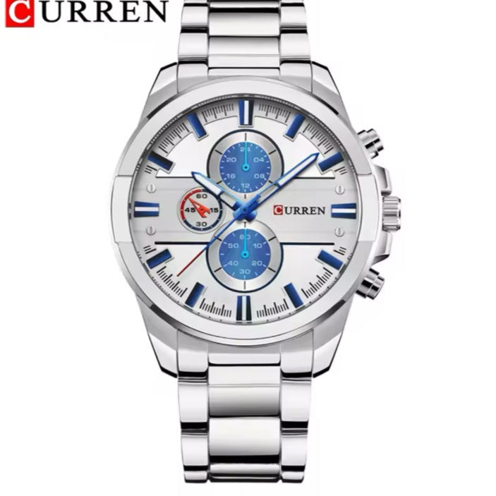 Unisex Ρολόι - CURREN M8274 SILVER WHITE