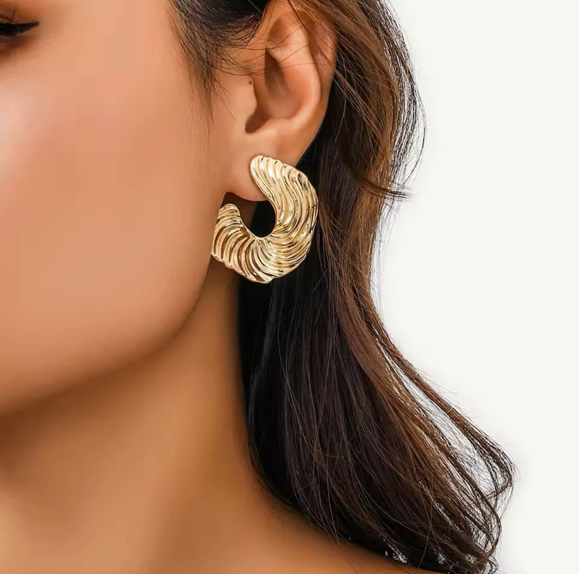 Γυναικεία Σκουλαρίκια - Nutak Earrings (ΧΡΥΣΌ, ΑΣΗΜΊ)