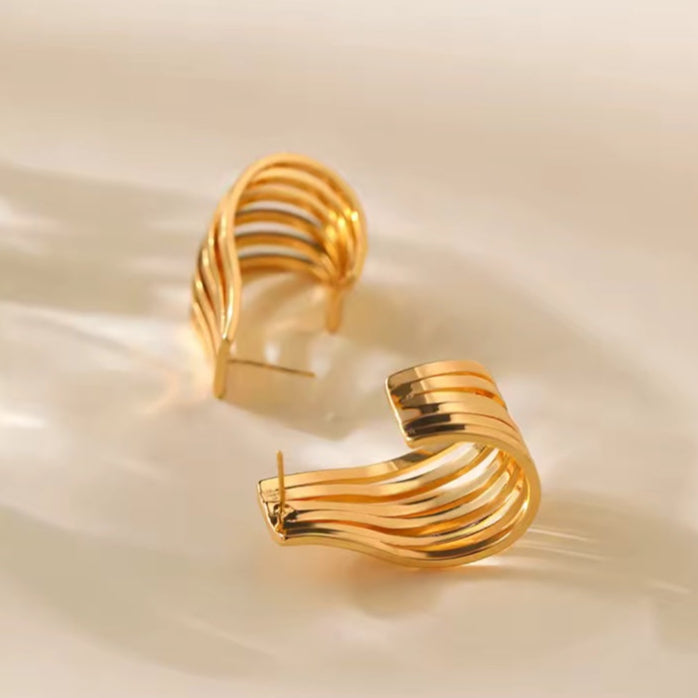 Γυναικεία Σκουλαρίκια - Demre Earrings (χρυσό, ασημί)