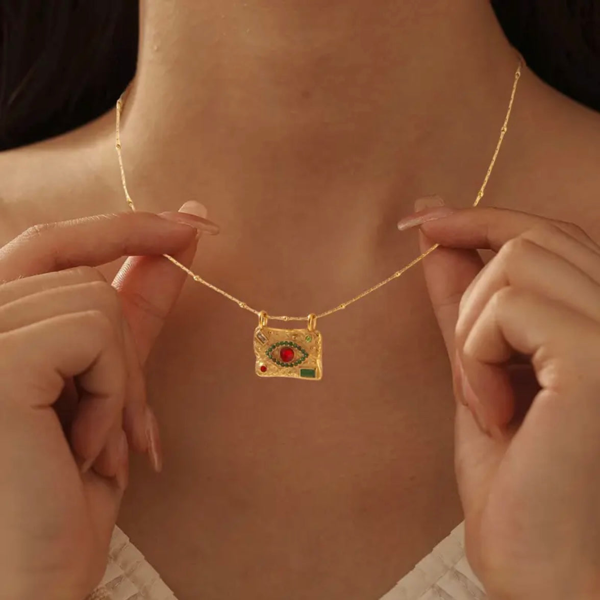 Γυναικείο Ατσάλινο Κολιέ - Charru Necklace