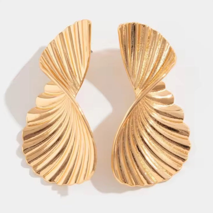 Γυναικεία Ατσάλινα Σκουλαρίκια - Palizzi Earrings ( χρυσό, ασημί)
