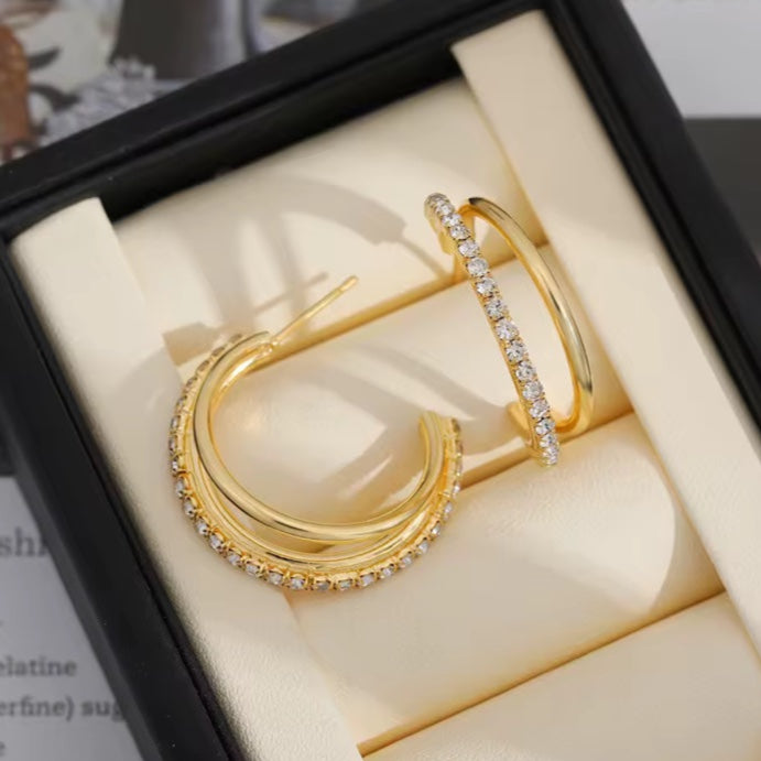 Γυναικεία Σκουλαρίκια - Scaletta Earrings (χρυσό, ασημί)