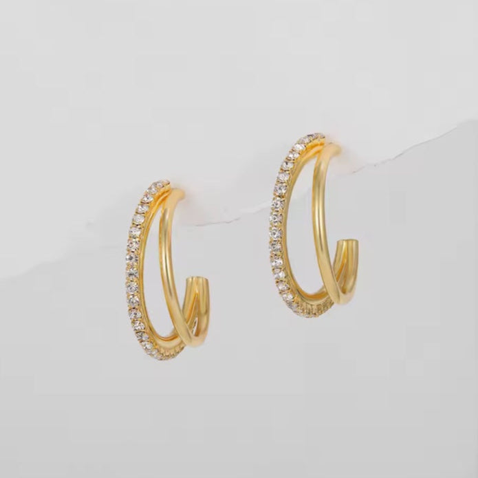 Γυναικεία Σκουλαρίκια - Scaletta Earrings (χρυσό, ασημί)