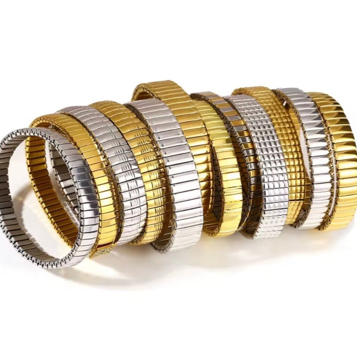 Ατσάλινο Γυναικείο Βραχιόλι - Jallu Bracelet ( χρυσό, ασημί)
