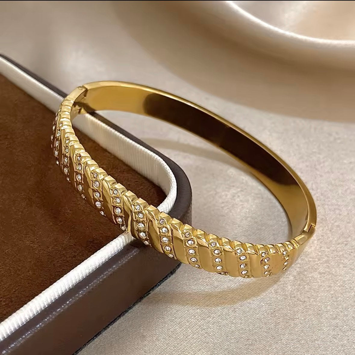 Ατσάλινο Γυναικείο Βραχιόλι - Bogra Bracelet (χρυσό, ασημί)