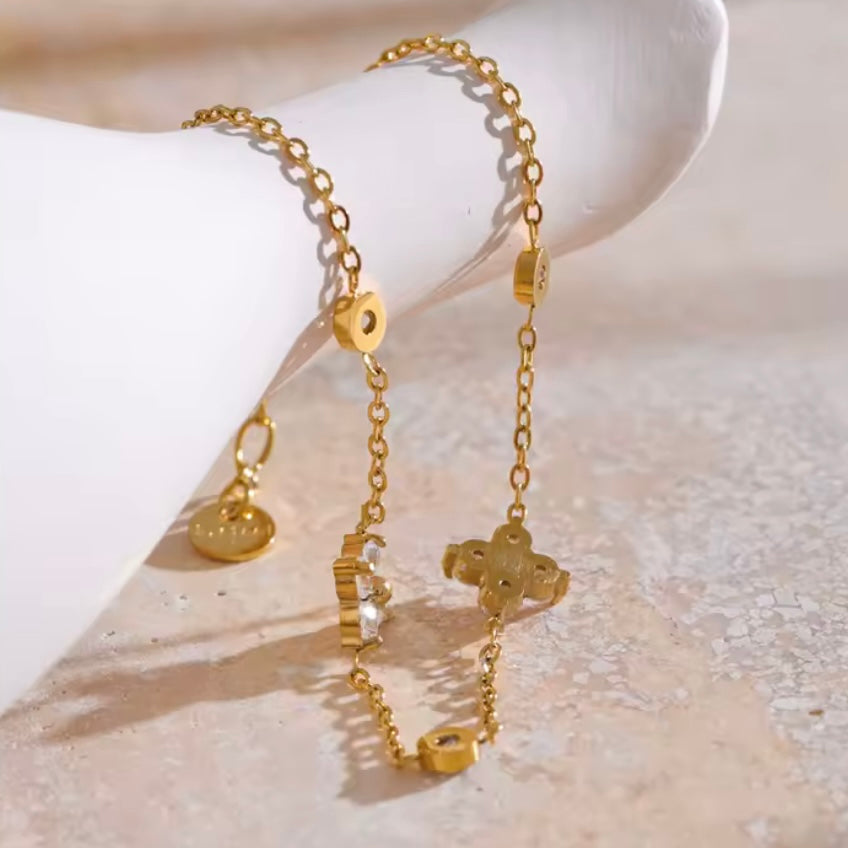 Ατσάλινο Γυναικείο Βραχιόλι - Lanka Bracelet (χρυσό, ασημί)