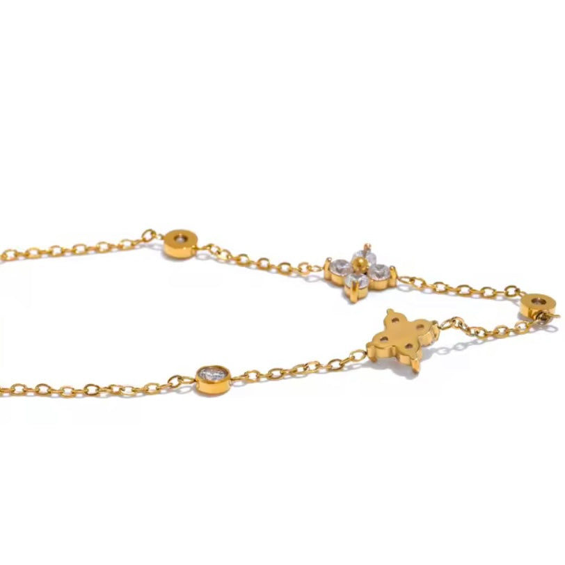 Ατσάλινο Γυναικείο Βραχιόλι - Lanka Bracelet (χρυσό, ασημί)