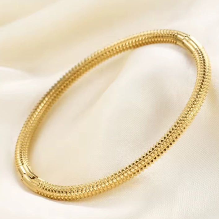 Ατσάλινο Γυναικείο Βραχιόλι - Baku Bracelet (χρυσό, ασημί)